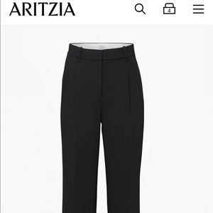 Aritzia black effortless pants size 8 SHORT LENGTH